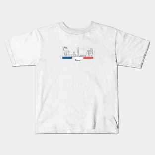 Doha Skyline - Qatar 2022 - France Kids T-Shirt